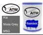 Preview: Kia, Moss Grey, M5G: 500ml Lackdose, von ATW Autoteile West.